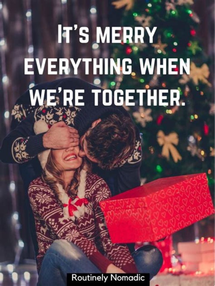 39 Christmas Couple Captions for the Perfect Holiday Post