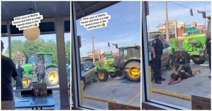 A Slow-Speed Tractor Chase Ended at a Georgia Waffle House
