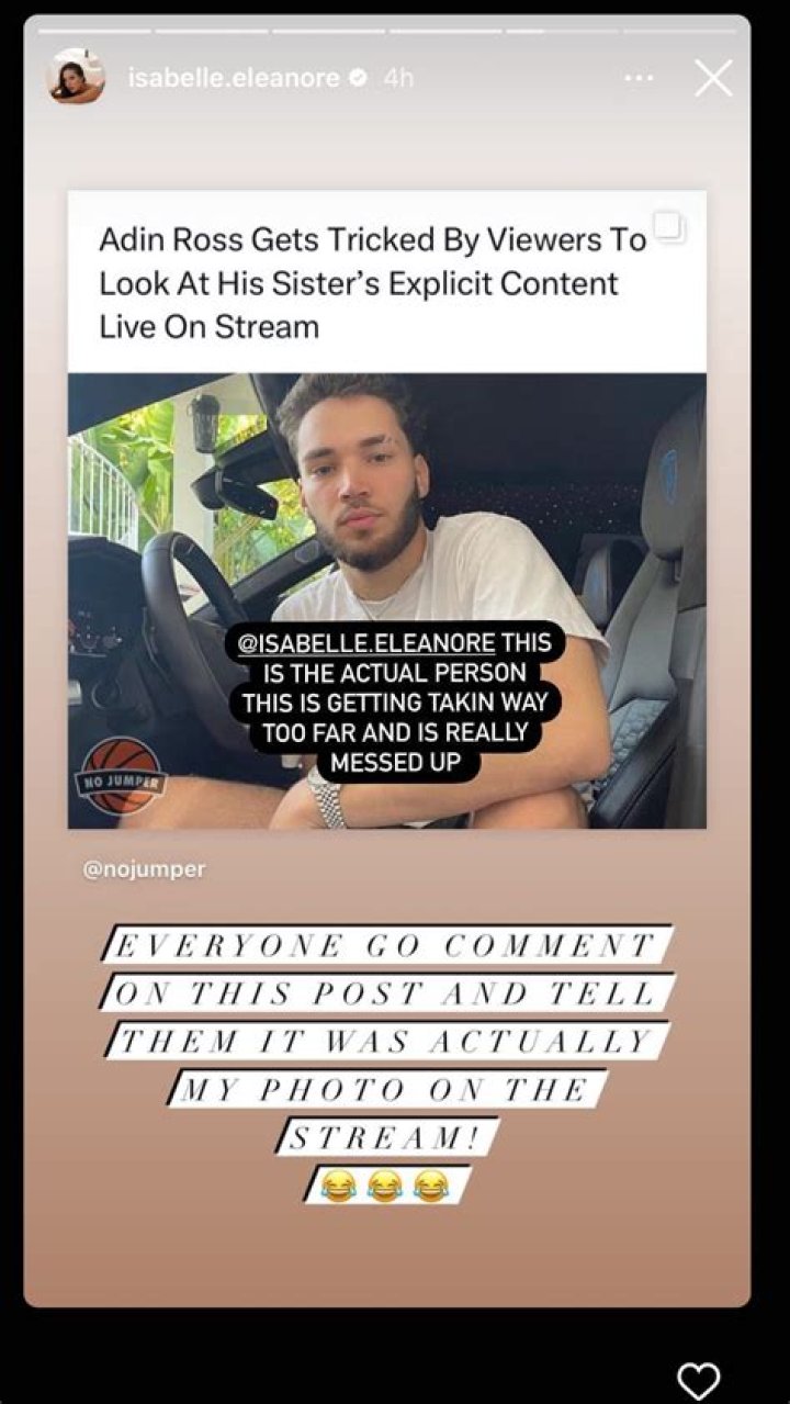 Adin Ross Sister Naomi Ross Death Trending On Tiktok