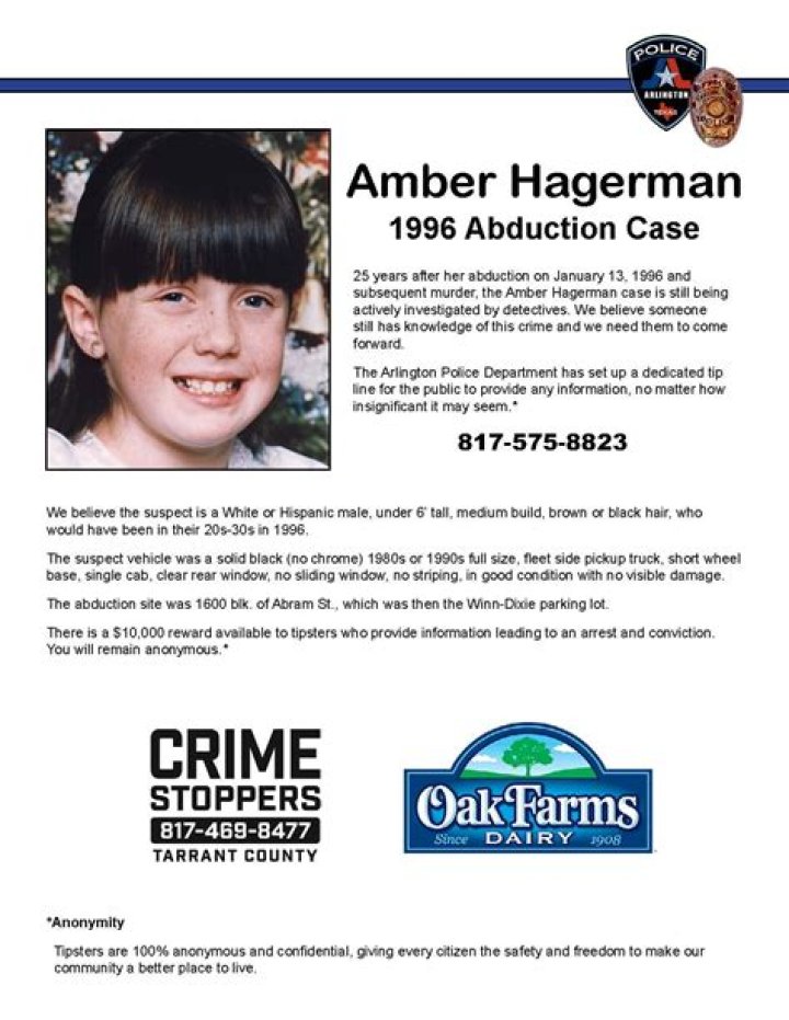 Amber Hagerman Autopsy Report, How Did She Die? Case Details