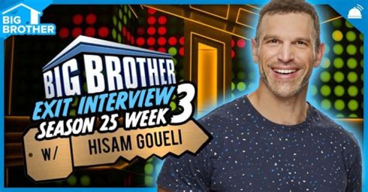 Big Brother Hisam Goueli Wikipedia And Age: Job And Net Worth