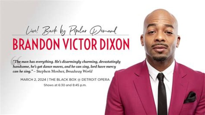Brandon Victor Dixon Gay Talks, Sexuality & Wife