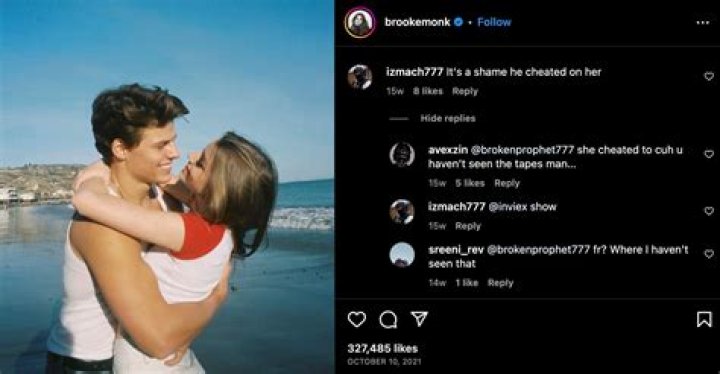 Brooke Monk and Boyfriend Sam Dezz Nearly Kiss While Reacting to Taylor Swift