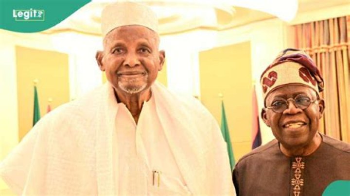 "Cultured": Tinubu Bows for Prominent Northern Nigerian Business Icon Dantata, Photos Emerge