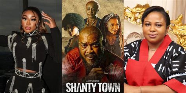 Drama As Ini Edo and Chinenye Nworah Allegedly Fight Over Ownership of Netflix Movie, ’Shanty Town'