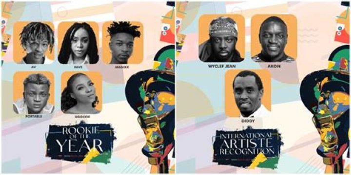 Headies 2022: Davido, Burna Boy, Wizkid Snag Big Nominations, Portable Bags 2 Categories, Diddy Nominated