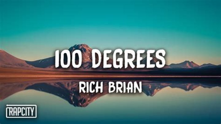 Lyrics & Translations of 100 Degrees by Rich Brian
