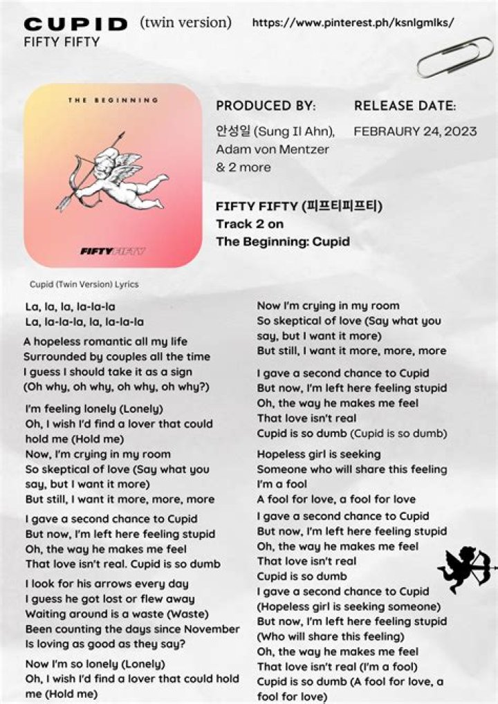 Lyrics & Translations of Cupid's Dead by Extreme