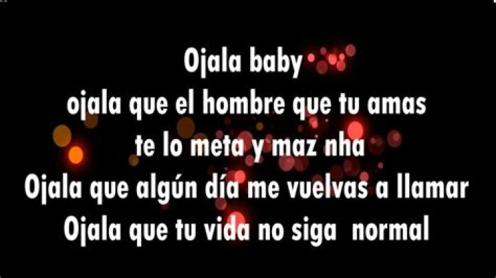 Lyrics & Translations of Ojala by Almighty & Bryant Myers & Darell