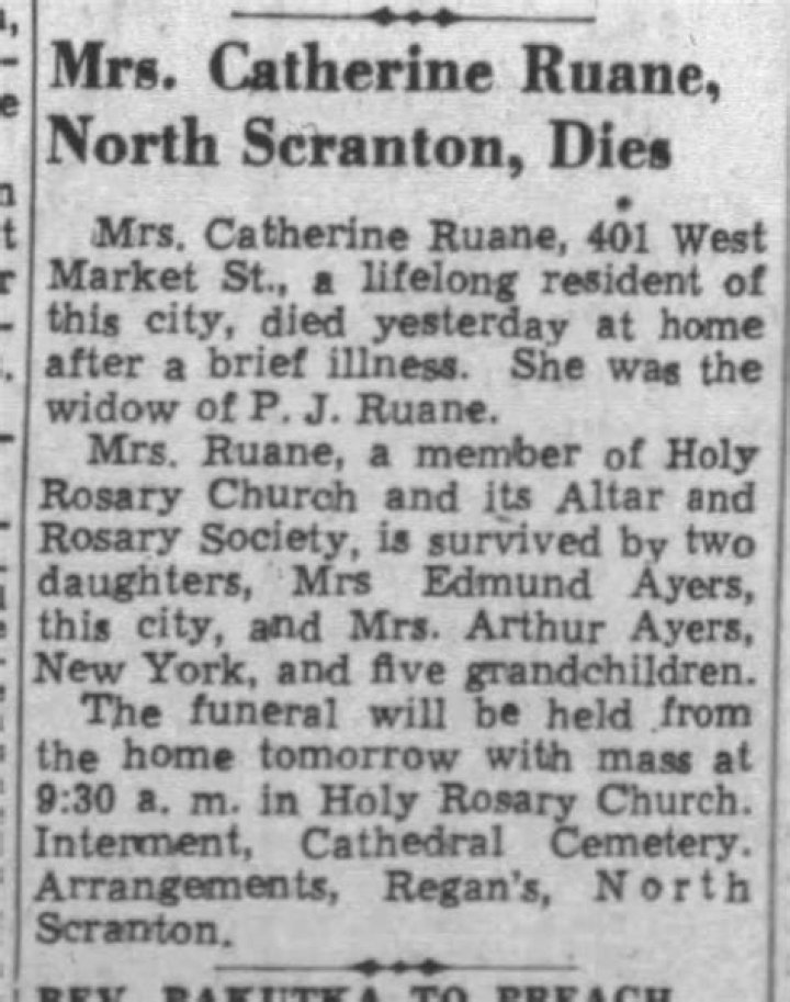 Obituary: Caitlin Ruane Class E Drugs Led To Death