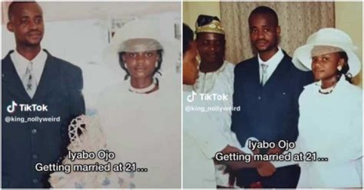Old Video of Iyabo Ojo Getting Married at 21 Emerges, Fans Gush Over Resemblance With Her Kids