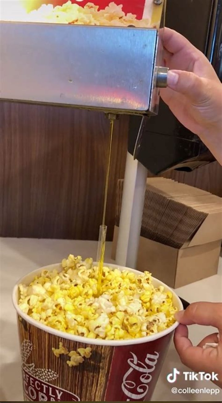 Person Shares Game Changing "Movie Theater Life Hack" for Unlimited Popcorn Butter