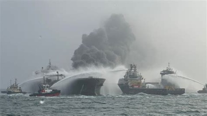 PHOTOS: Petrol Tanker Explodes In Lagos