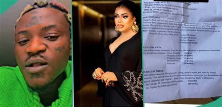 Portable, Bobrisky Featured in Exam Questions at Lagos State University, LASU Masscom Department