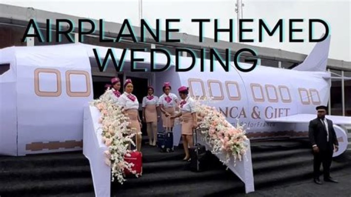 "There is Money in This Country": Flight-themed Wedding Held in 'Aeroplane' Event Centre Goes Viral