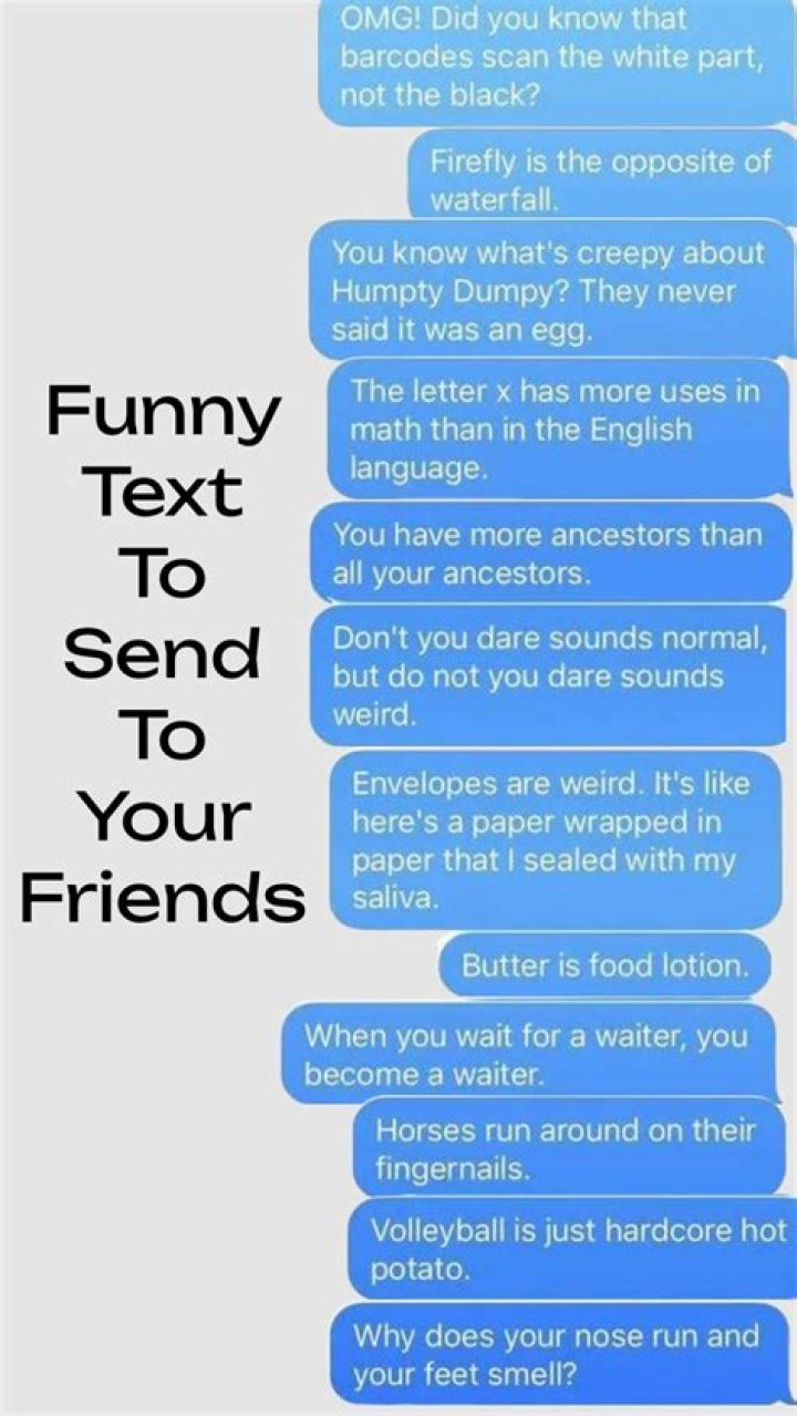 Top 80+ funny text messages you can send to your friends