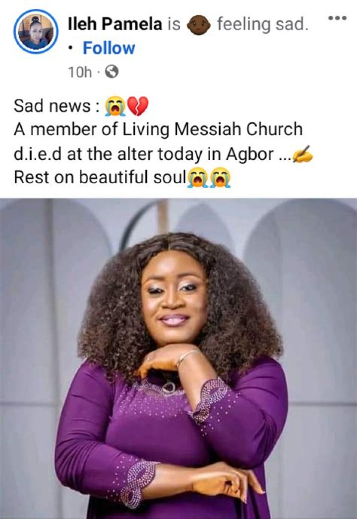 Tragedy as Woman Slumps, Dies During Prayer in Ogun Church