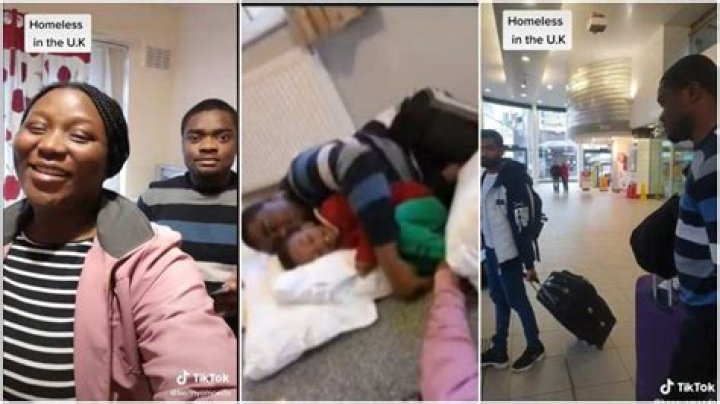 “UK Will Humble You”: Nigerian Family Relocates Abroad, Becomes Homeless, Shares Story in Video