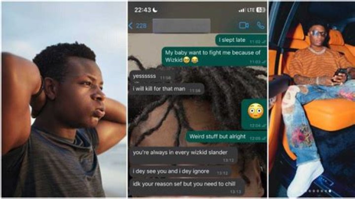 "Very Valid": Nigerian Man Breaks up With Girlfriend Over Her Obsession Wizkid, Leaks Their Chat