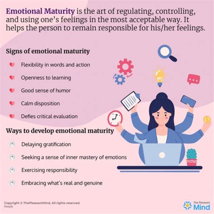 What is emotional maturity: Definition, signs, how to achieve it
