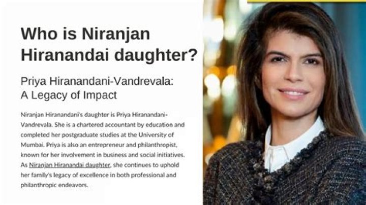 Who Is Kamal Hiranandani Niranjan Hiranandani Wife?